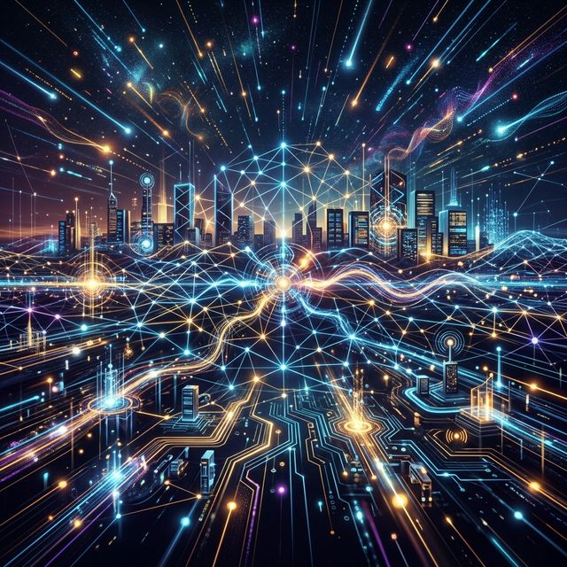 Representación visual de automatización continua 24/7