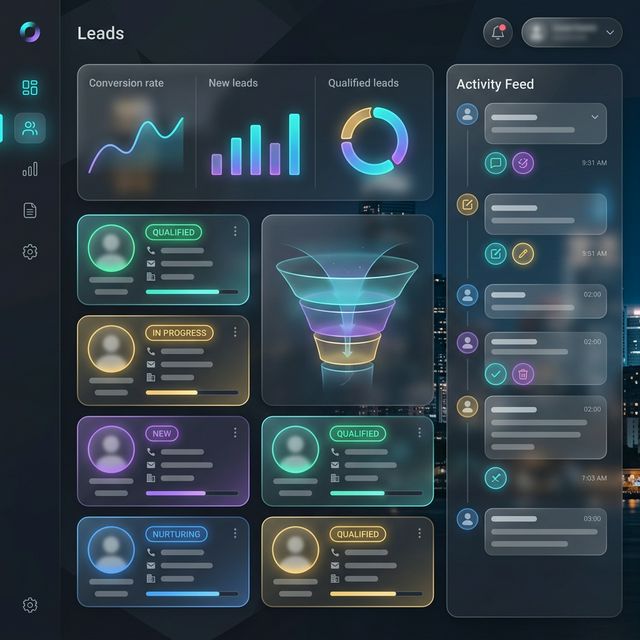 Gestión de contactos desde panel de control
