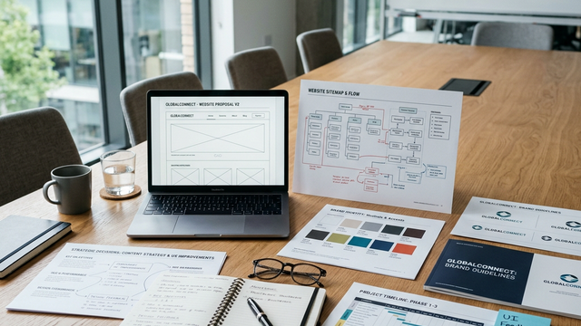 Escritorio enfocado en arquitectura y estrategia web